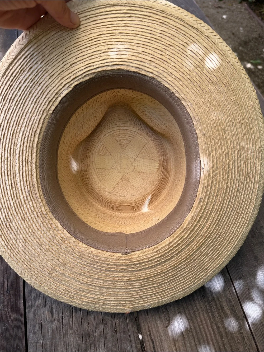 Straw Sun Hat with Bow Trim - Yellow